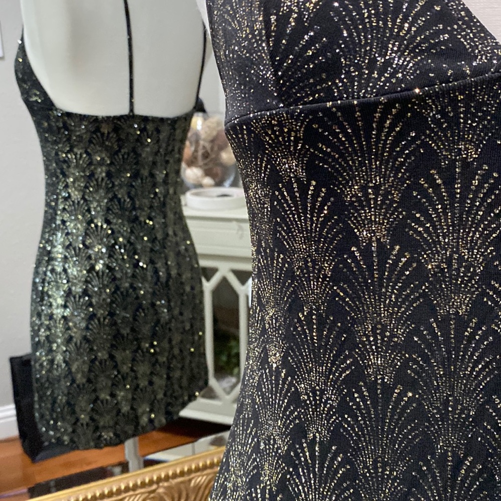 Sparkly Mini Bodycon Dress